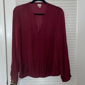 Maroon blouse